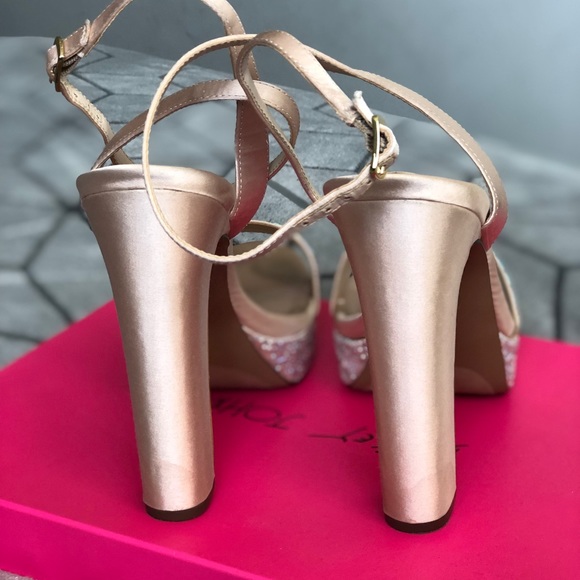 Betsey Johnson Allie Platform Evening Sandals - Picture 2 of 6